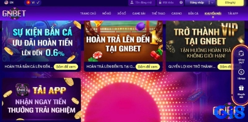 Đặc điểm nổi bật của cổng game Gnbet