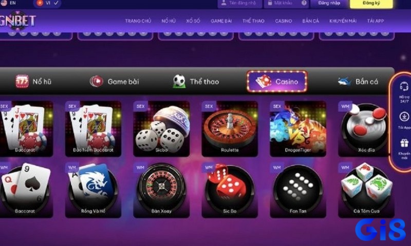 Đặc điểm nổi bật của cổng game Gnbet