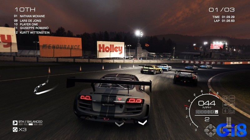 Grid Autosport cho phép chọn đội hỗ trợ