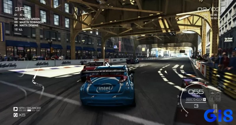 Tận hưởng đồ hoạ 3D đỉnh cao trong Grid Autosport