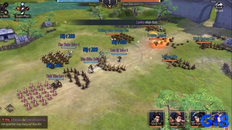 Tái hiện lại thời kì Tam Quốc sinh động trong game Ta Là Đế Vương