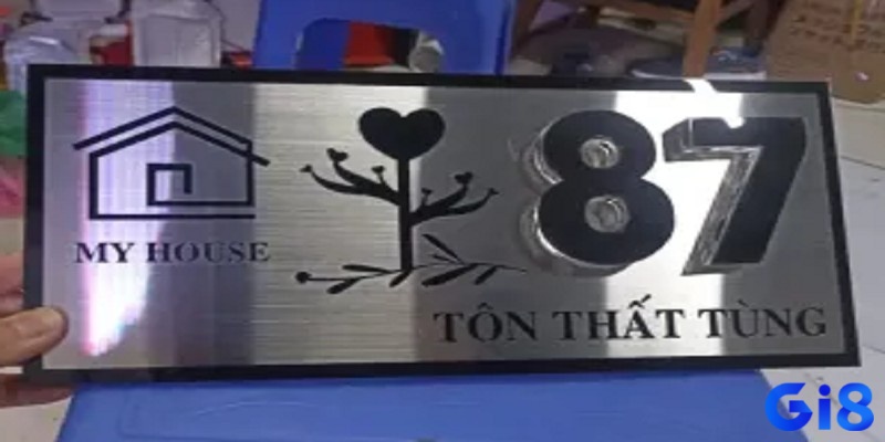 Mơ số 87 trên biển số nhà ý nghĩa gì?