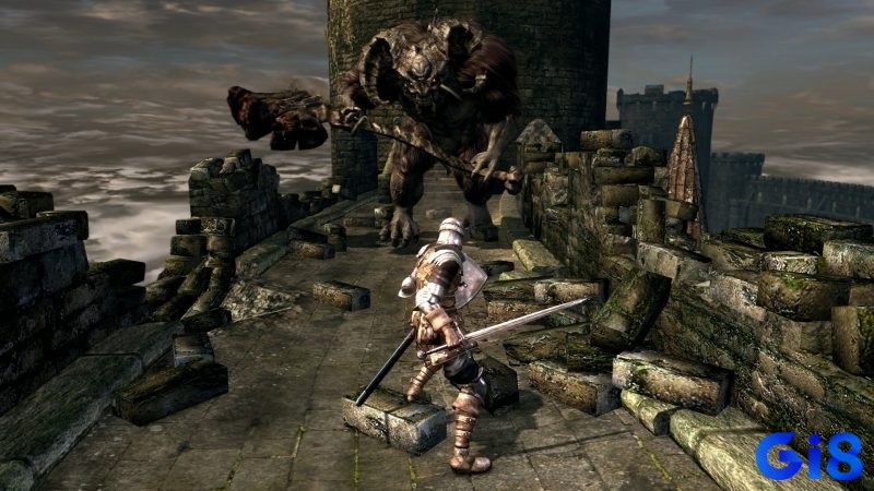 Phong cách Souls-like của Dark Souls với lối chơi khó nhằn