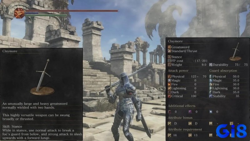 Hình ảnh một số loại vũ khí trong Dark Souls