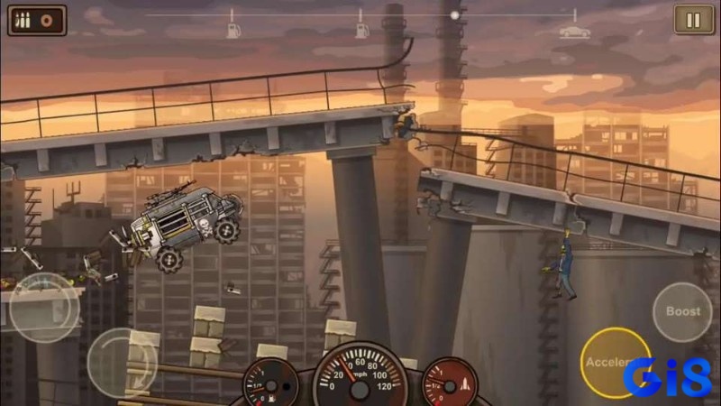 Earn to Die 2 nâng cấp với bản đồ lớn hơn, zombie nguy hiểm hơn, thử thách đa dạng hơn