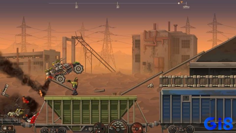 Trải nghiệm cảm giác lái xe siêu tốc, nghiền nát zombie cực đã trong Earn to Die 2