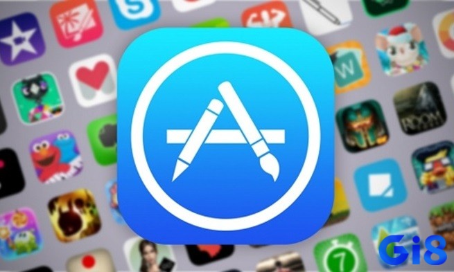 Biểu tượng Arcaea trên App Store và Google Play kèm giao diện tải về ứng dụng trên thiết bị di động.